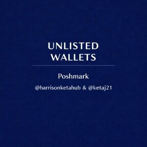 Unlisted wallets